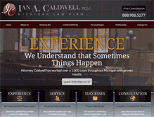 Tablet Screenshot of mymichiganlawfirm.com